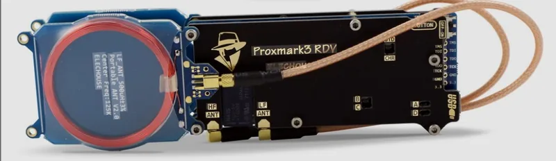 Proxmark 3 RFID NFC card cloning research device